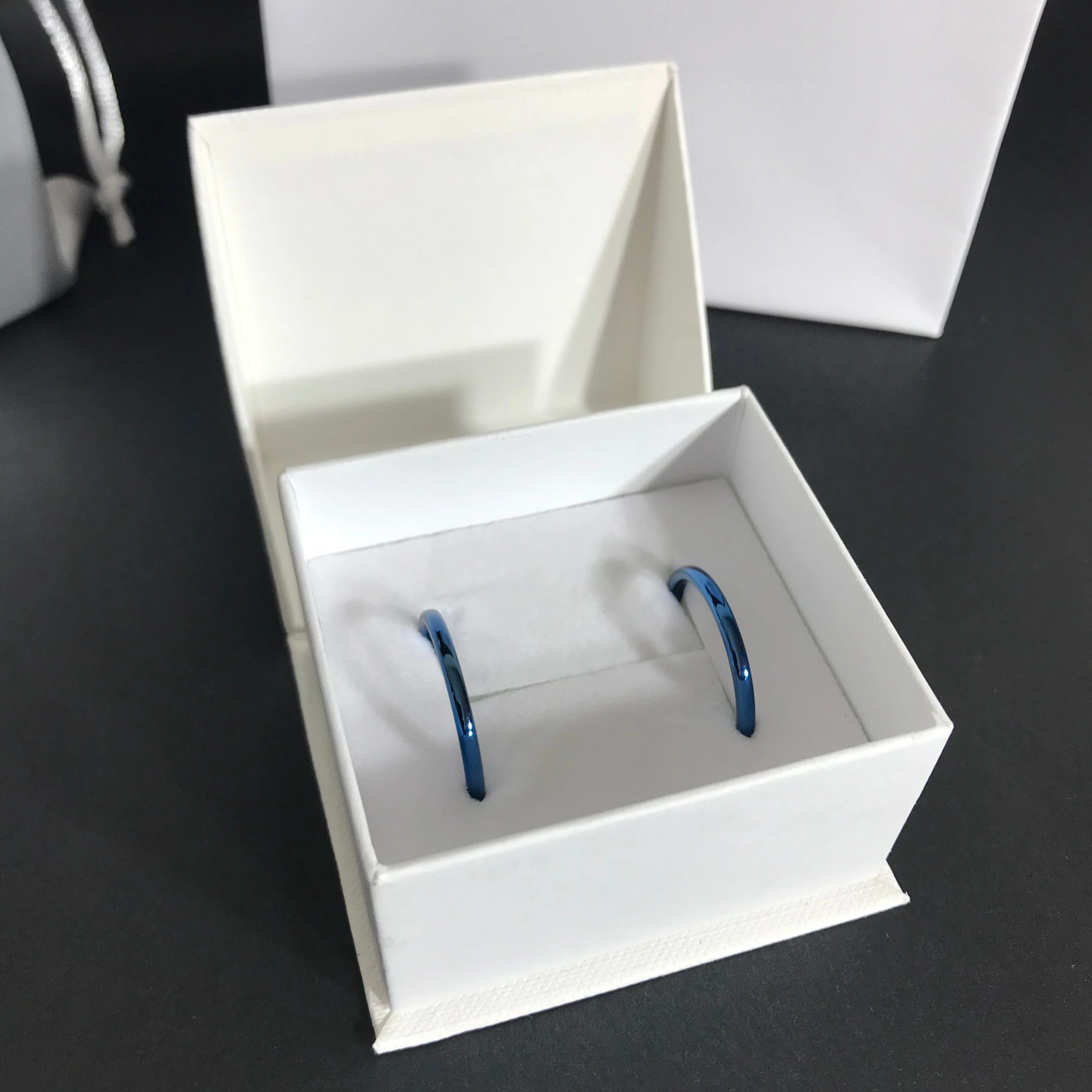 Aliança Azul em Tungsténio 2mm - REF7100 - Image 6