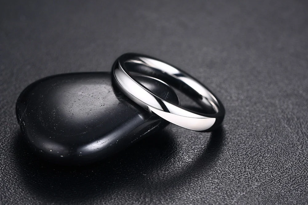 Aliança Prateada (3mm) em Aço para Casamento, Namoro ou Compromisso - REF1650 - Image 9