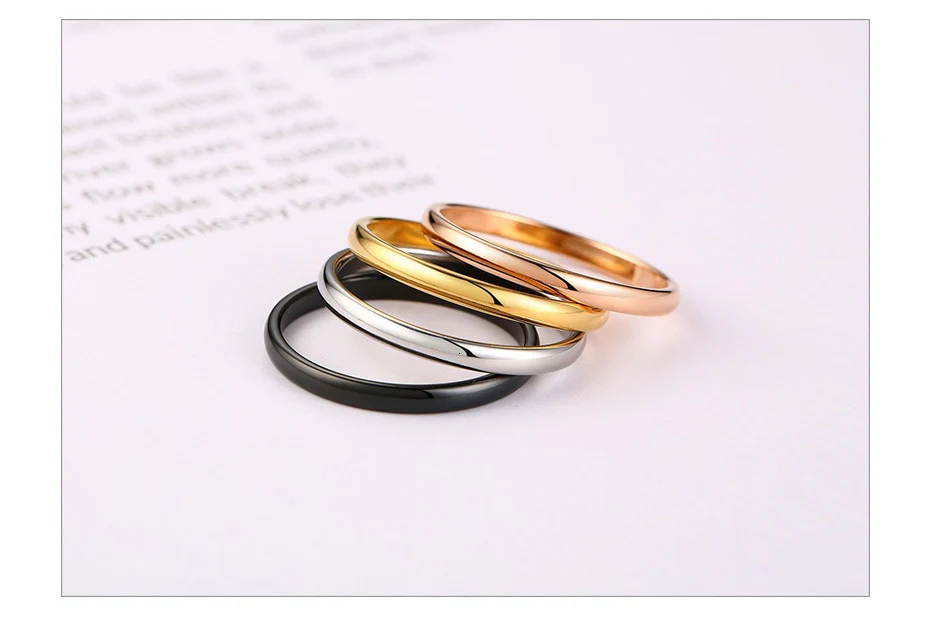 Aliança Prateada Fina (2mm) em Aço para Casamento, Namoro ou Compromisso - REF1613 - Image 5