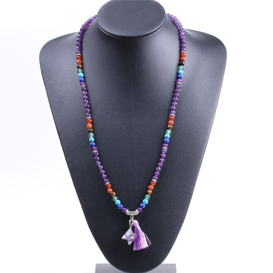 Japamala Ametista com Estrela e Tassel - REF1803 - Image 5