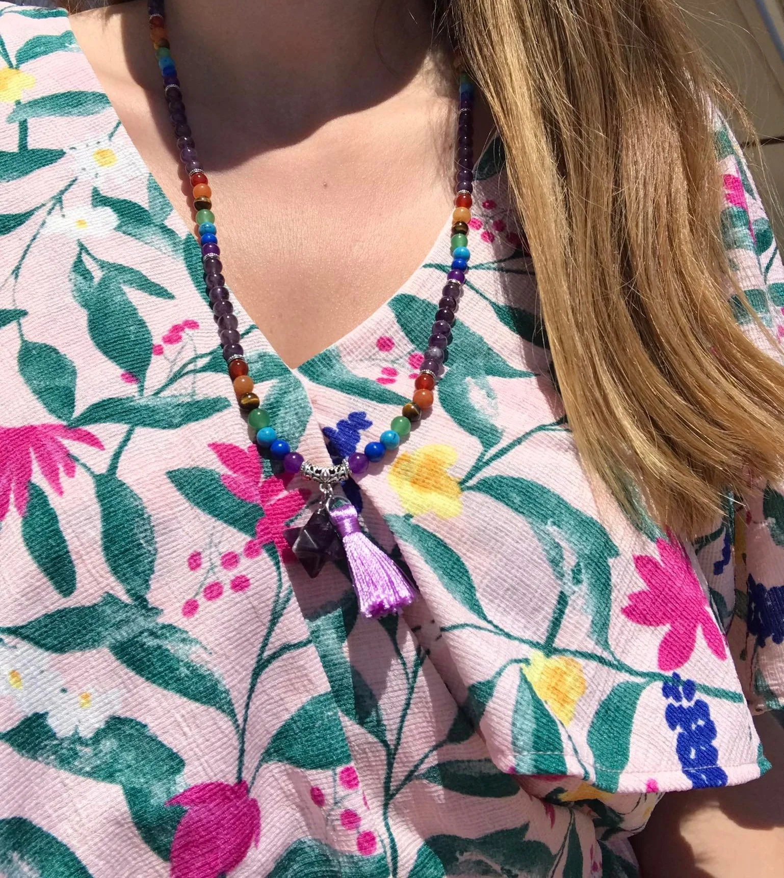 Japamala Ametista com Estrela e Tassel - REF1803 - Image 7