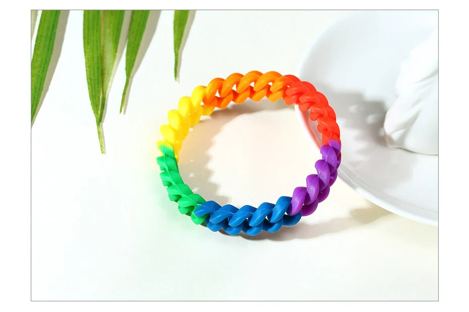 Pulseira LGBTQIA+ em Silicone - REF1394 - Image 4