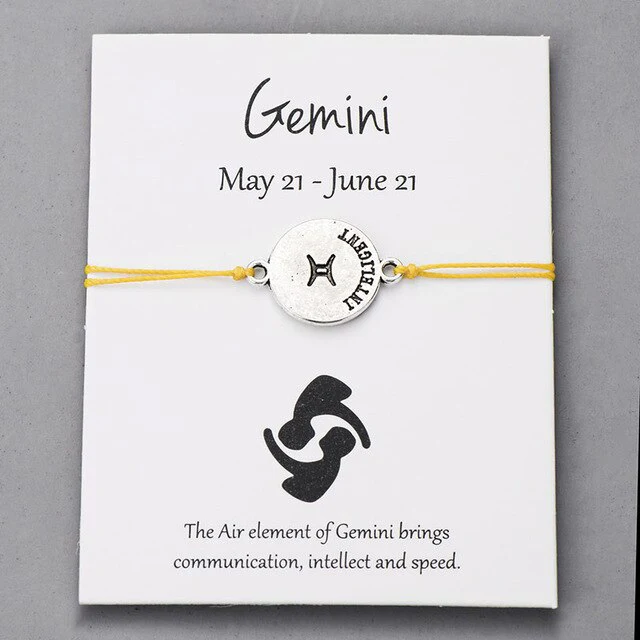 Pulseira Signos do Zodíaco - 12 Constelações - REF1062 - Image 12