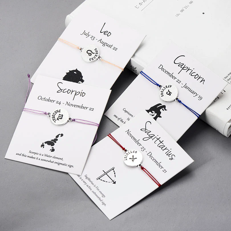 Pulseira Signos do Zodíaco - 12 Constelações - REF1062 - Image 13